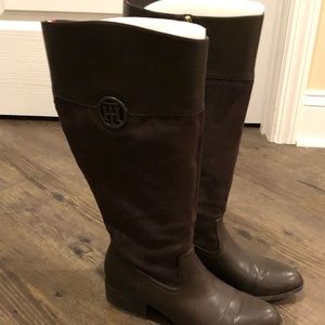Tommy Hilfiger Wide Calf Riding Boots